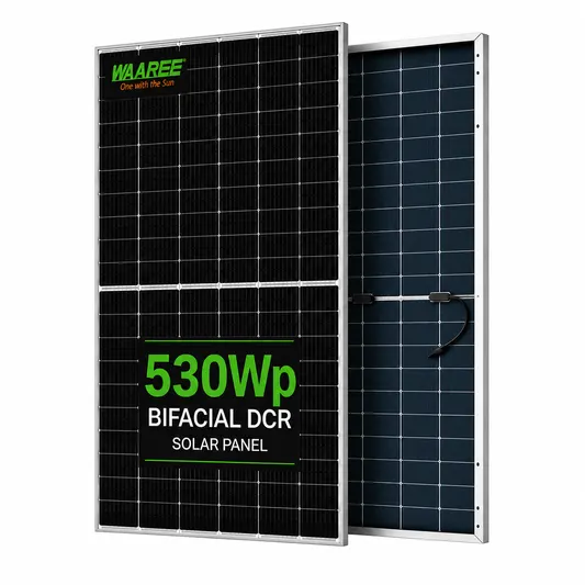 Waaree 530Wp Bifacial DCR Solar Panel