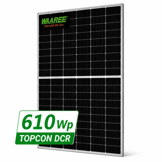Waaree 610Wp N-type TOPCon DCR Solar Panel