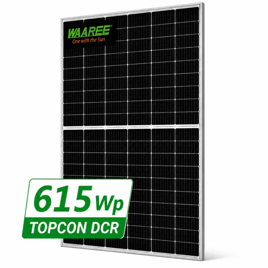 Waaree 615Wp N-type TOPCon DCR Solar Panel